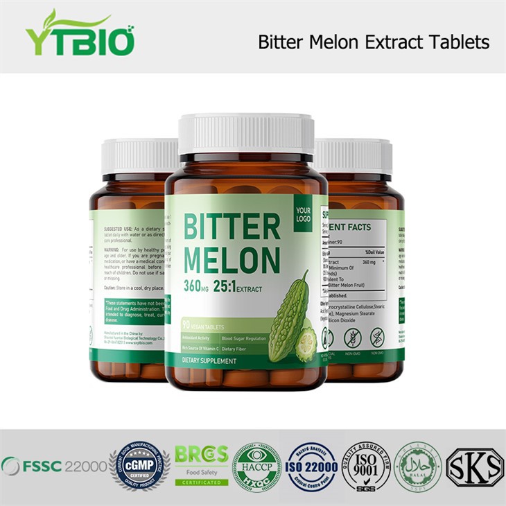 Tabletas de extracto de melón amargo